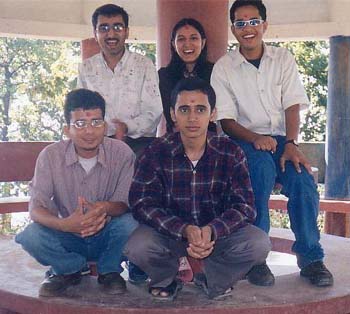 Startin from top left, Ananda Dai, Deepa Didi, Aakash Dai, Uttam Dai and me myself at last. This is our same group when we were on a short trip to Danda ko mandir and this photo was shot while we were returnig back to home