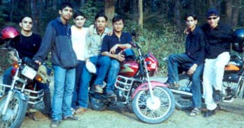 Starting from left is Niresh, Pramod, Deepak, Santosh, Pratik, Puran and finally Bishnu. This was the photo shot by me myself while we were roaming around Devghat on Deepak's Birthday
