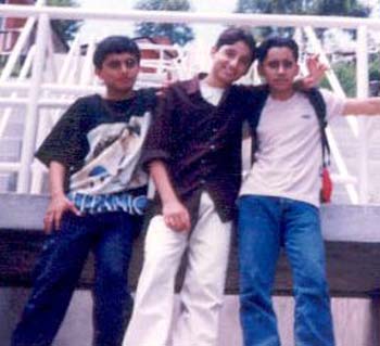 Ananta, Pramod and me starting from left